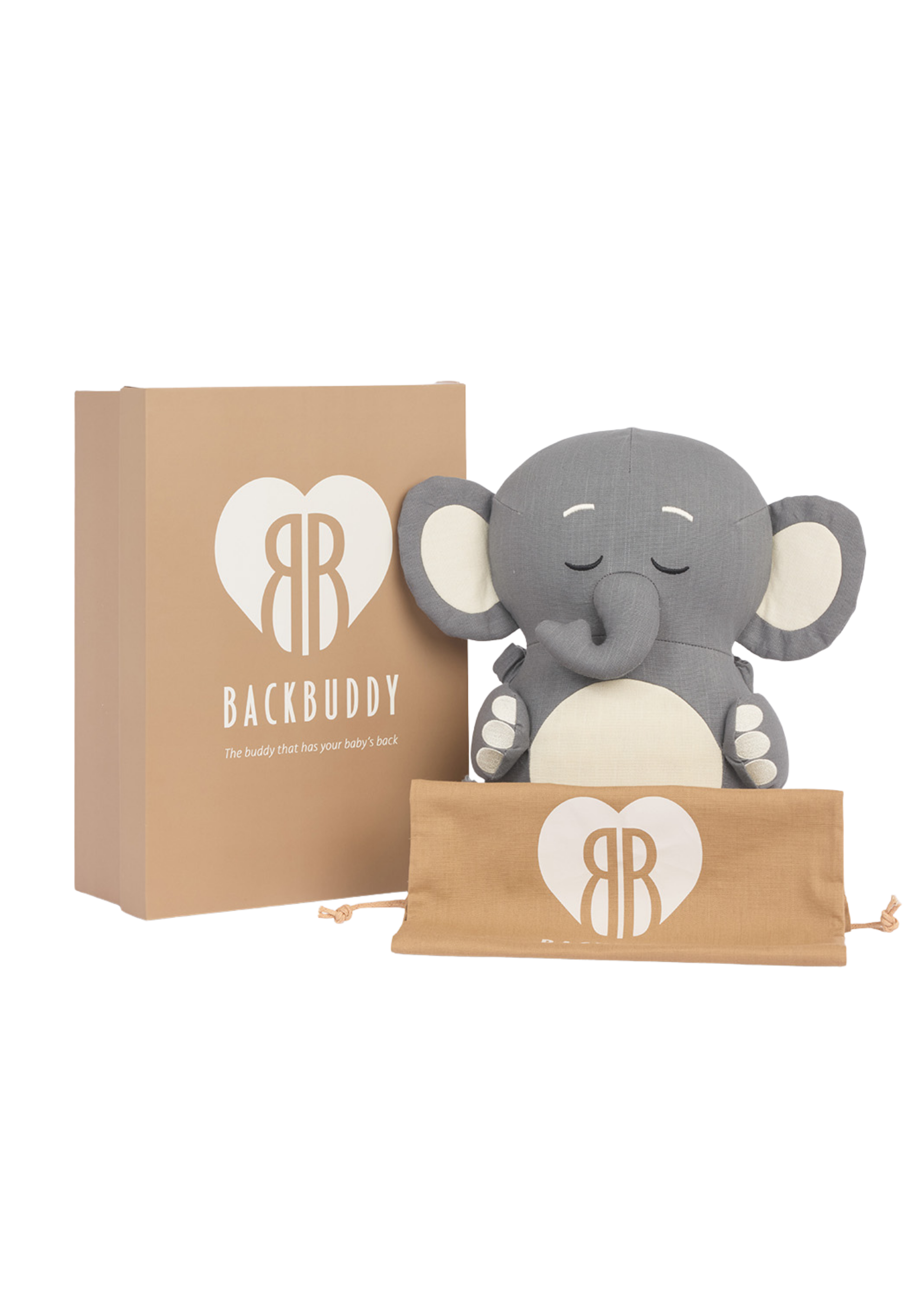 BackBuddy® Hoofd-, Nek- & Rugbeschermer – Olfy de Olifant